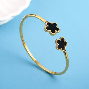 Bracelete Luxuoso Unissex Five-Leaf Flower